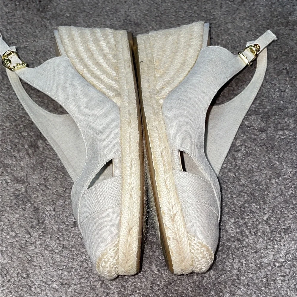 Lauren Ralph Lauren Tan Espadrille Slingbacks - Picture 7 of 8